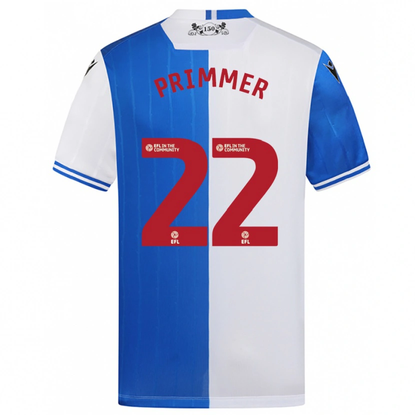 Danxen Herren Tia-Jade Primmer #22 Blau Weiß Heimtrikot Trikot 2025/26 T-Shirt Schweiz