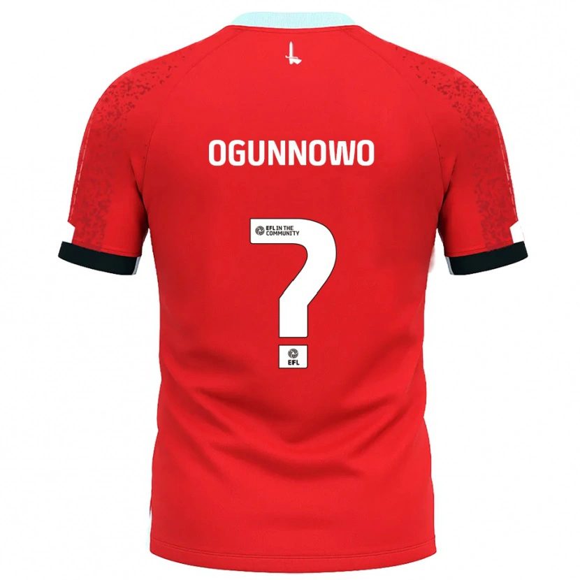 Danxen Herren Joshua Ogunnowo #0 Rot Weiß Heimtrikot Trikot 2025/26 T-Shirt Schweiz