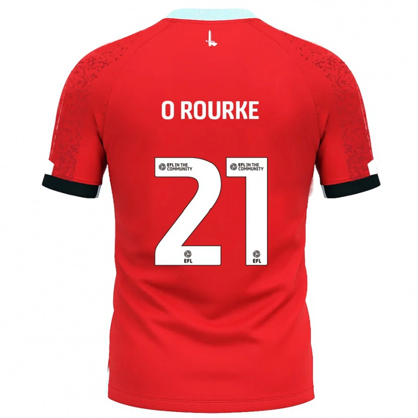 Danxen Herren Sophie O'rourke #21 Rot Weiß Heimtrikot Trikot 2025/26 T-Shirt Schweiz