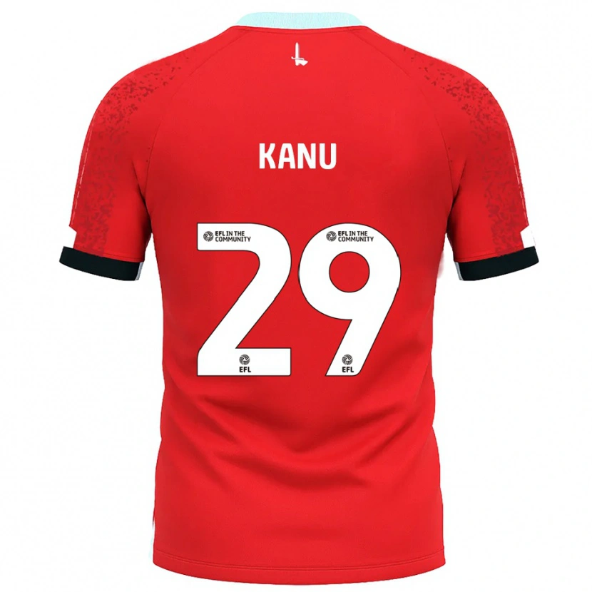 Danxen Herren Daniel Kanu #29 Rot Weiß Heimtrikot Trikot 2025/26 T-Shirt Schweiz