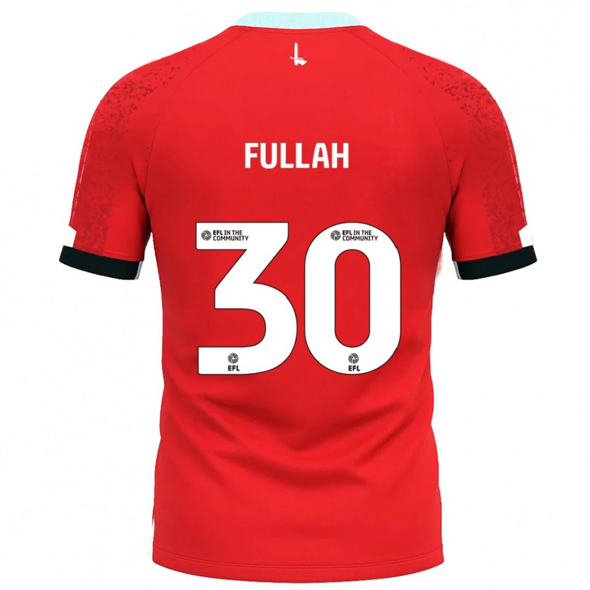 Danxen Herren Ibrahim Fullah #30 Rot Weiß Heimtrikot Trikot 2025/26 T-Shirt Schweiz