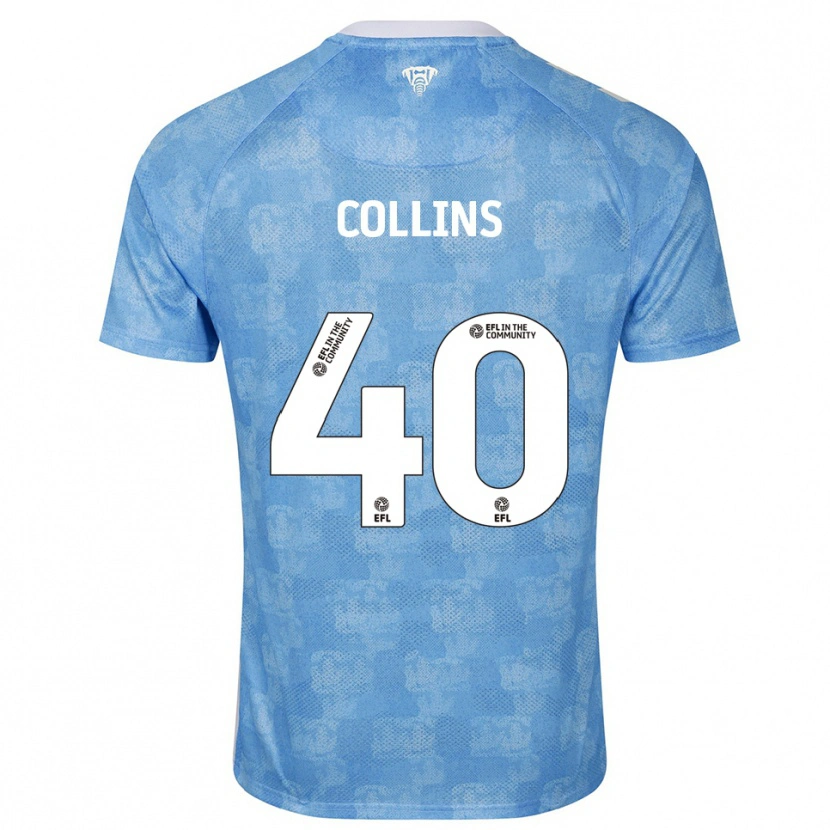 Danxen Herren Brad Collins #40 Himmelblau Weiß Heimtrikot Trikot 2025/26 T-Shirt Schweiz