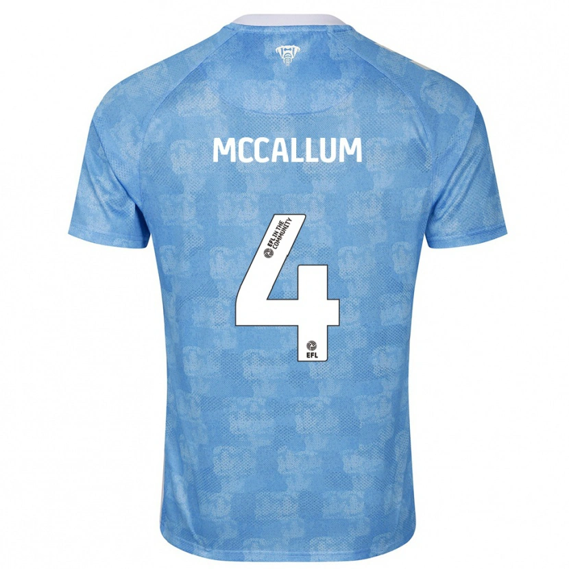 Danxen Herren Joseph Mccallum #4 Himmelblau Weiß Heimtrikot Trikot 2025/26 T-Shirt Schweiz