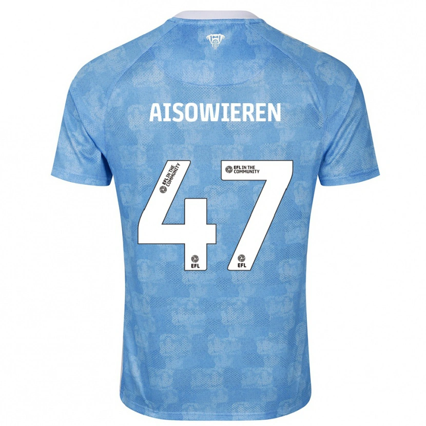 Danxen Herren Evan Eghosa Aisowieren #47 Himmelblau Weiß Heimtrikot Trikot 2025/26 T-Shirt Schweiz