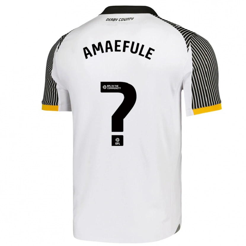 Danxen Herren Kelvin Amaefule #0 Weiß Schwarz Heimtrikot Trikot 2025/26 T-Shirt Schweiz