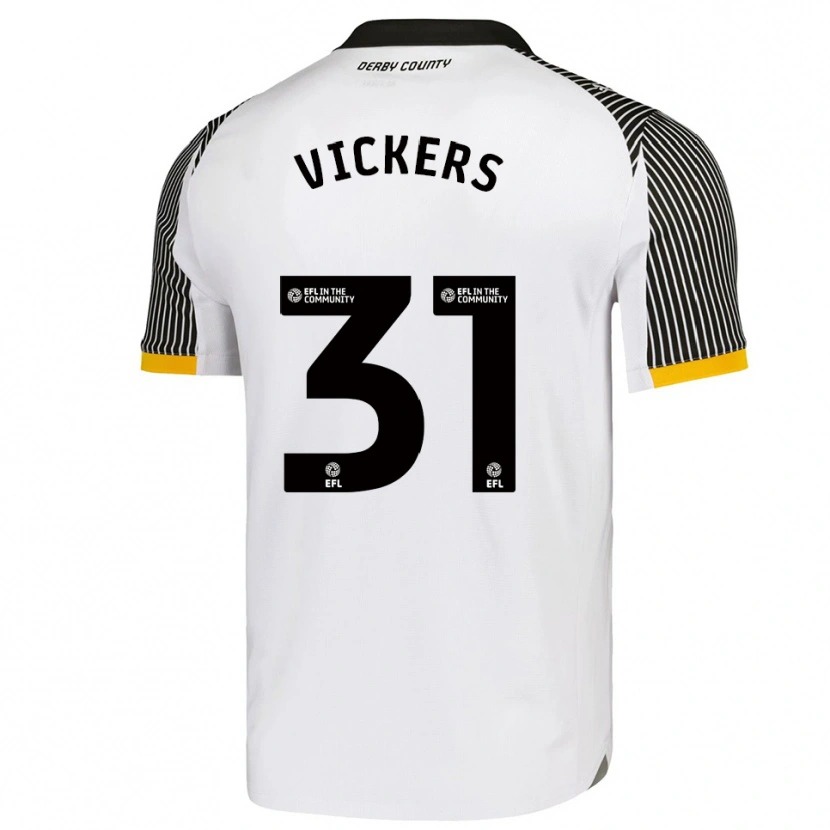 Danxen Herren Josh Vickers #31 Weiß Schwarz Heimtrikot Trikot 2025/26 T-Shirt Schweiz