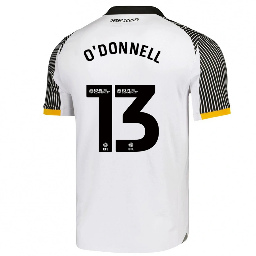 Danxen Herren Richard O'donnell #13 Weiß Schwarz Heimtrikot Trikot 2025/26 T-Shirt Schweiz