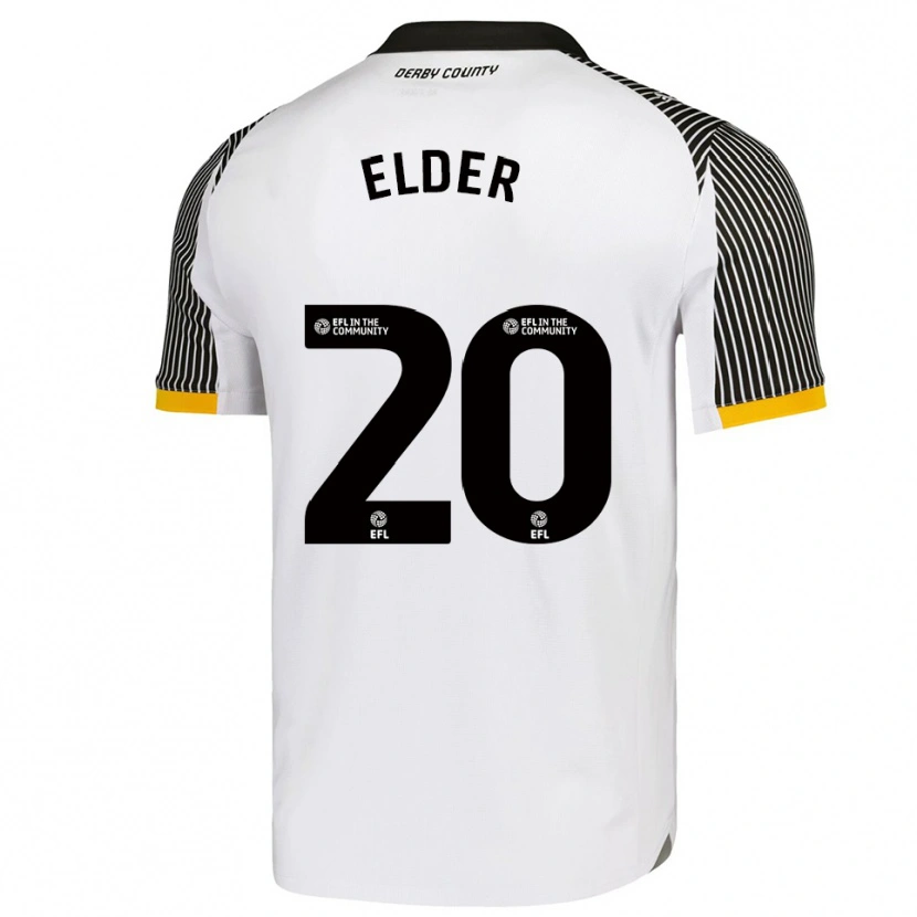 Danxen Herren Callum Elder #20 Weiß Schwarz Heimtrikot Trikot 2025/26 T-Shirt Schweiz