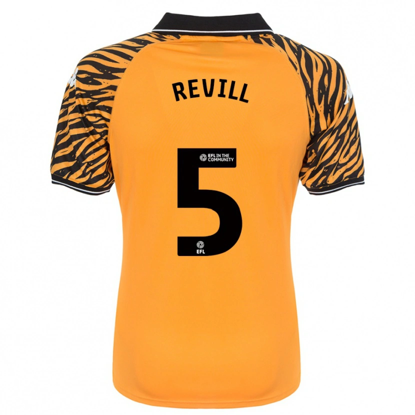 Danxen Herren Harry Revill #5 Orange Schwarz Heimtrikot Trikot 2025/26 T-Shirt Schweiz