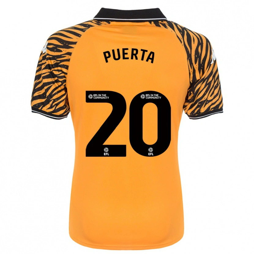 Danxen Herren Gustavo Puerta #20 Orange Schwarz Heimtrikot Trikot 2025/26 T-Shirt Schweiz