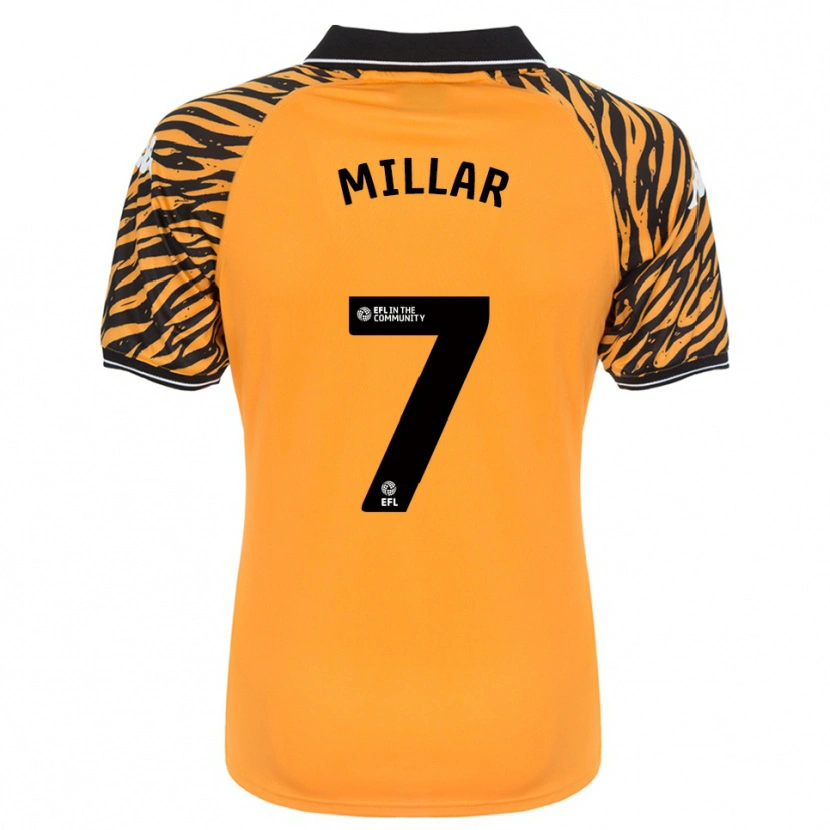 Danxen Herren Liam Millar #7 Orange Schwarz Heimtrikot Trikot 2025/26 T-Shirt Schweiz