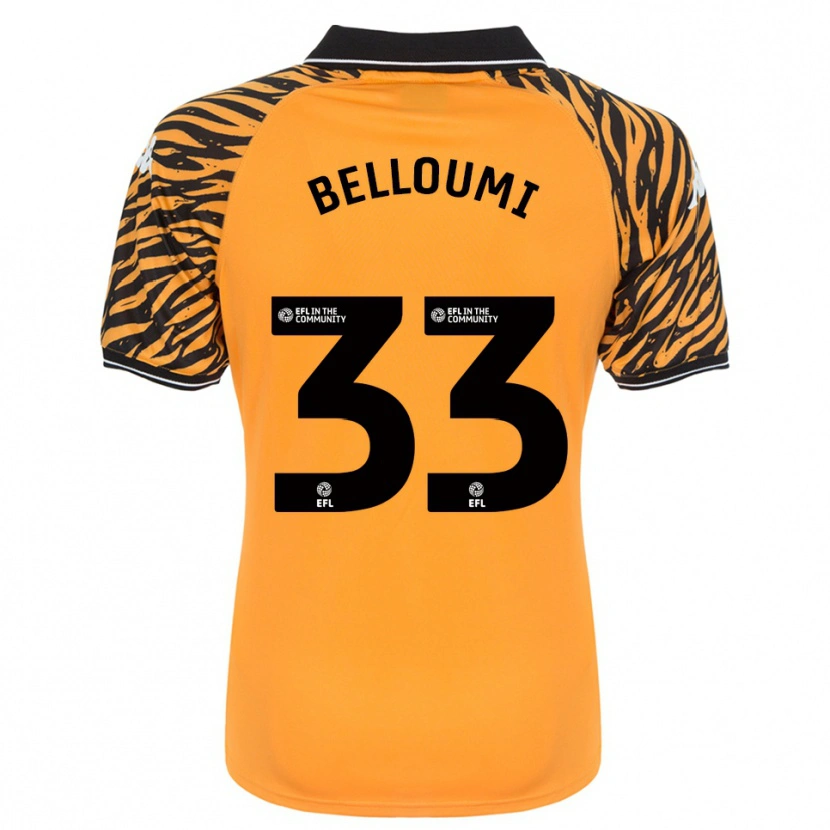 Danxen Herren Mohamed Belloumi #33 Orange Schwarz Heimtrikot Trikot 2025/26 T-Shirt Schweiz