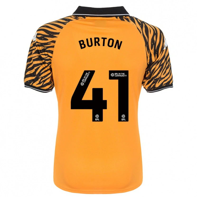 Danxen Herren Jess Burton #41 Orange Schwarz Heimtrikot Trikot 2025/26 T-Shirt Schweiz