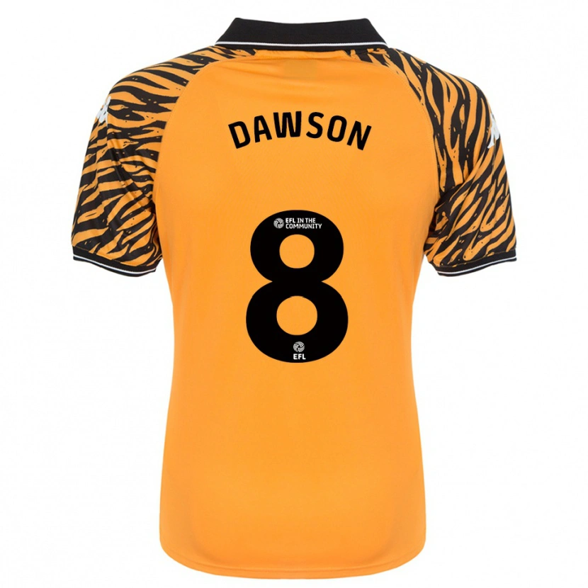 Danxen Herren Lucas Dawson #8 Orange Schwarz Heimtrikot Trikot 2025/26 T-Shirt Schweiz