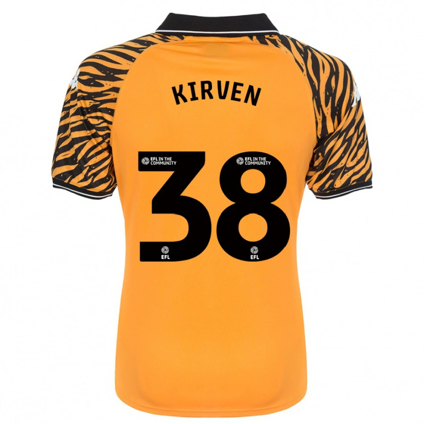 Danxen Herren Tess Kirven #38 Orange Schwarz Heimtrikot Trikot 2025/26 T-Shirt Schweiz