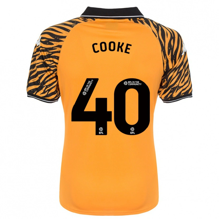 Danxen Herren Megan Cooke #40 Orange Schwarz Heimtrikot Trikot 2025/26 T-Shirt Schweiz