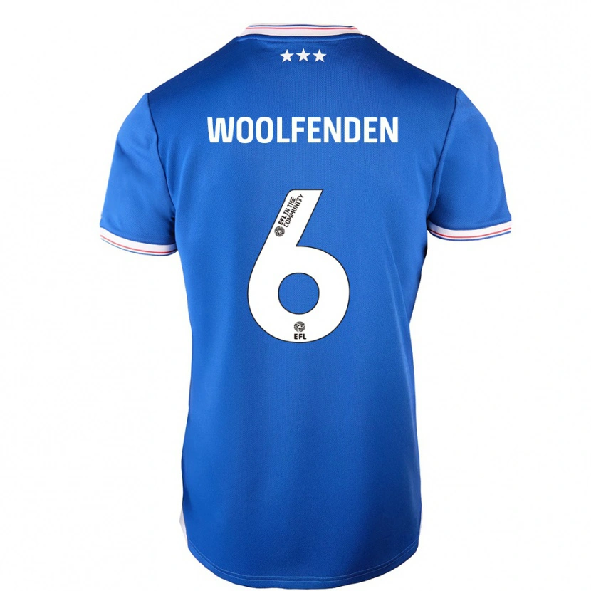 Danxen Herren Luke Woolfenden #6 Blau Weiß Heimtrikot Trikot 2025/26 T-Shirt Schweiz