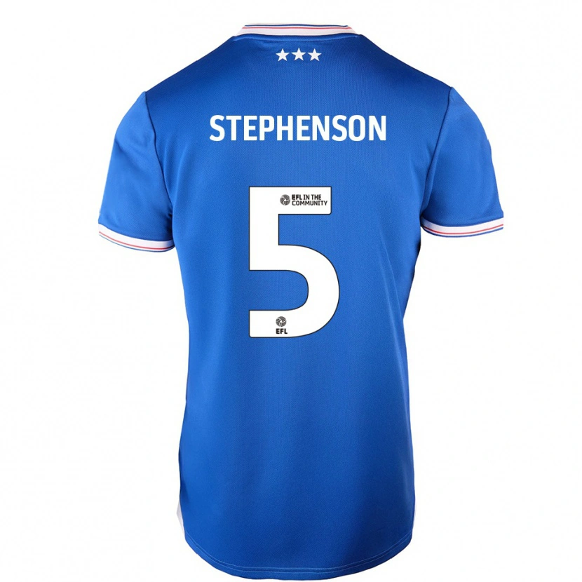 Danxen Herren Sean Stephenson #5 Blau Weiß Heimtrikot Trikot 2025/26 T-Shirt Schweiz