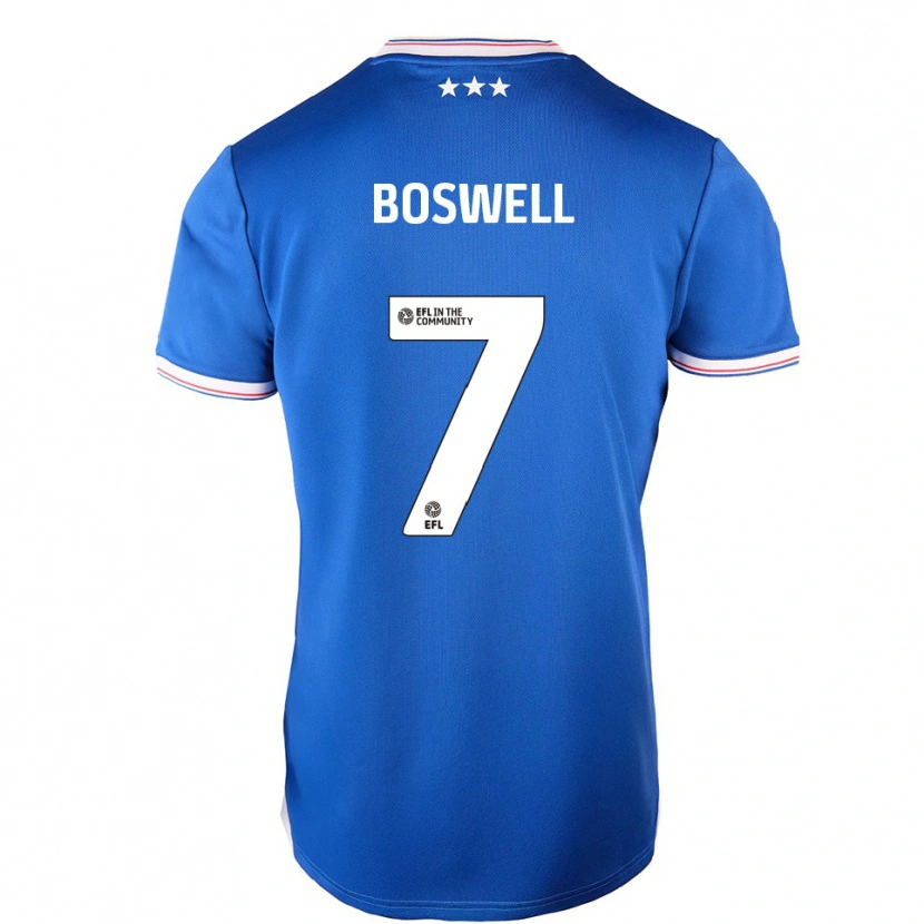 Danxen Herren Ashton Boswell #7 Blau Weiß Heimtrikot Trikot 2025/26 T-Shirt Schweiz