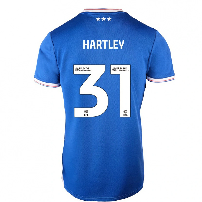 Danxen Herren Laura Hartley #31 Blau Weiß Heimtrikot Trikot 2025/26 T-Shirt Schweiz