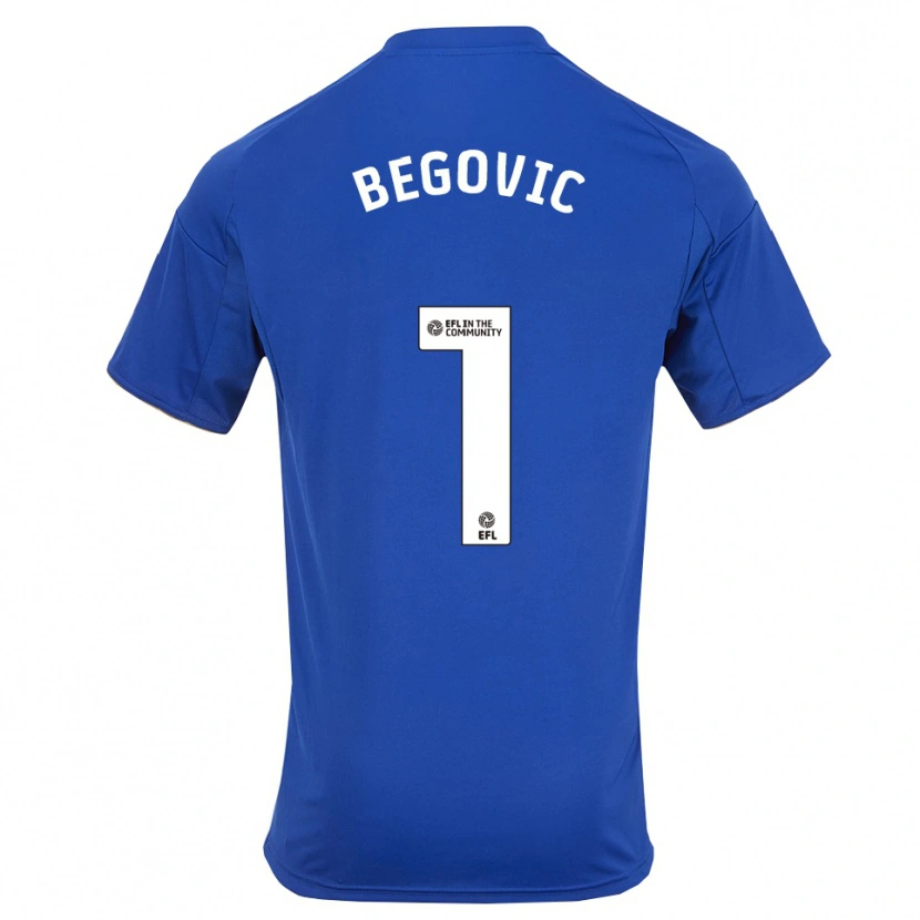 Danxen Herren Asmir Begovic #1 Blau Gold Heimtrikot Trikot 2025/26 T-Shirt Schweiz