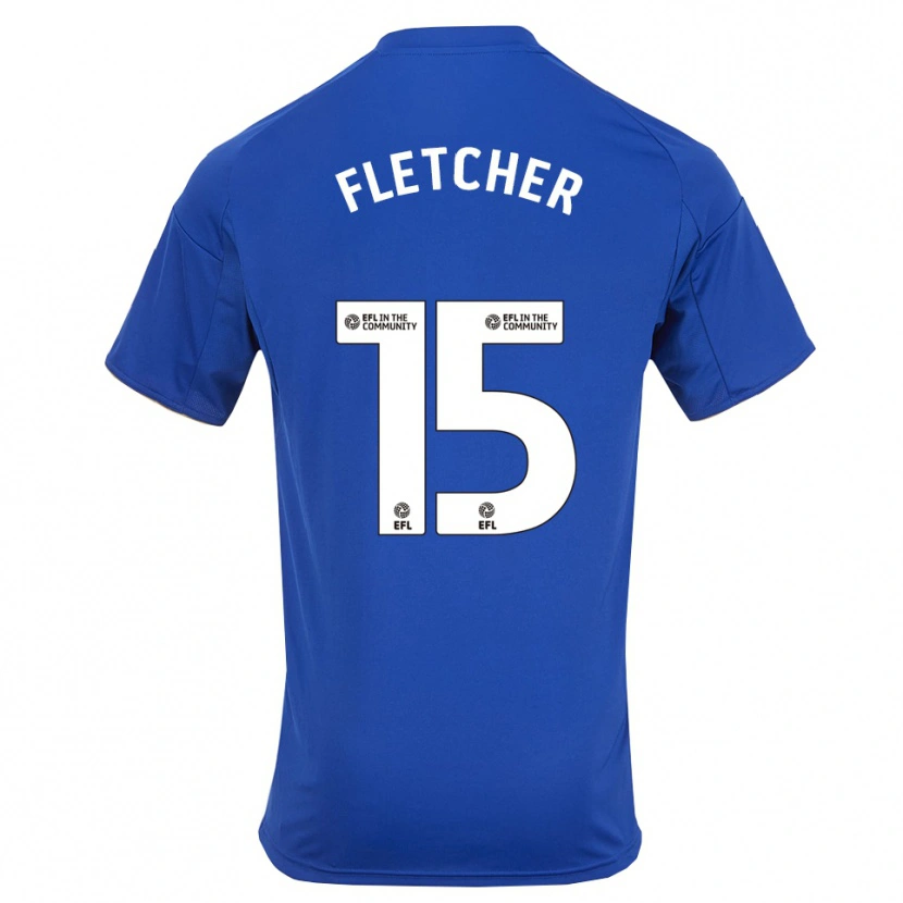 Danxen Herren Jake Fletcher #15 Blau Gold Heimtrikot Trikot 2025/26 T-Shirt Schweiz