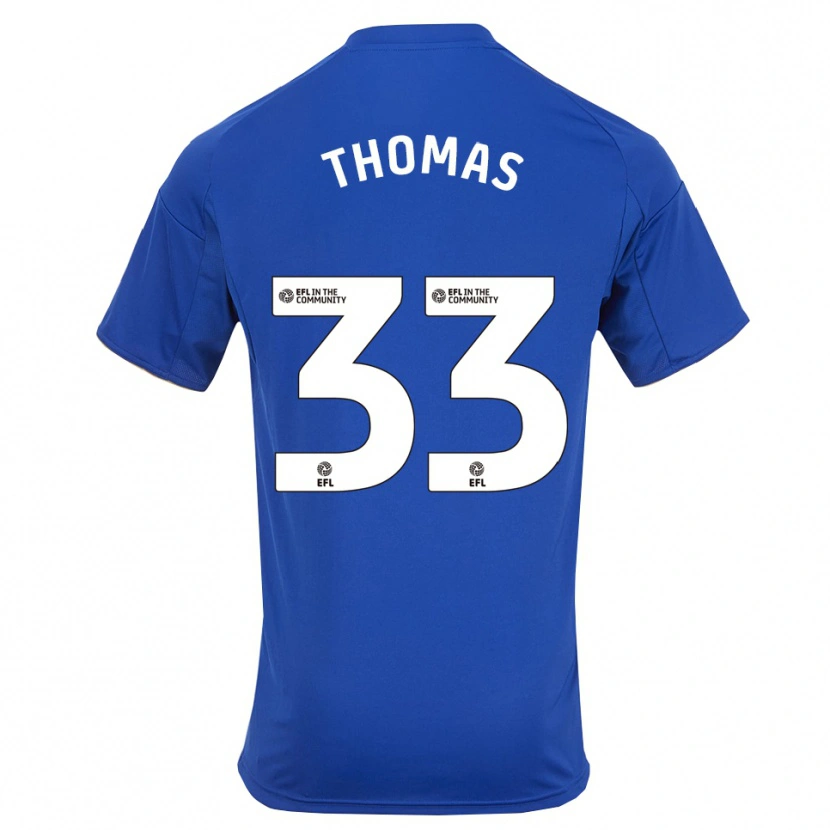 Danxen Herren Luke Thomas #33 Blau Gold Heimtrikot Trikot 2025/26 T-Shirt Schweiz
