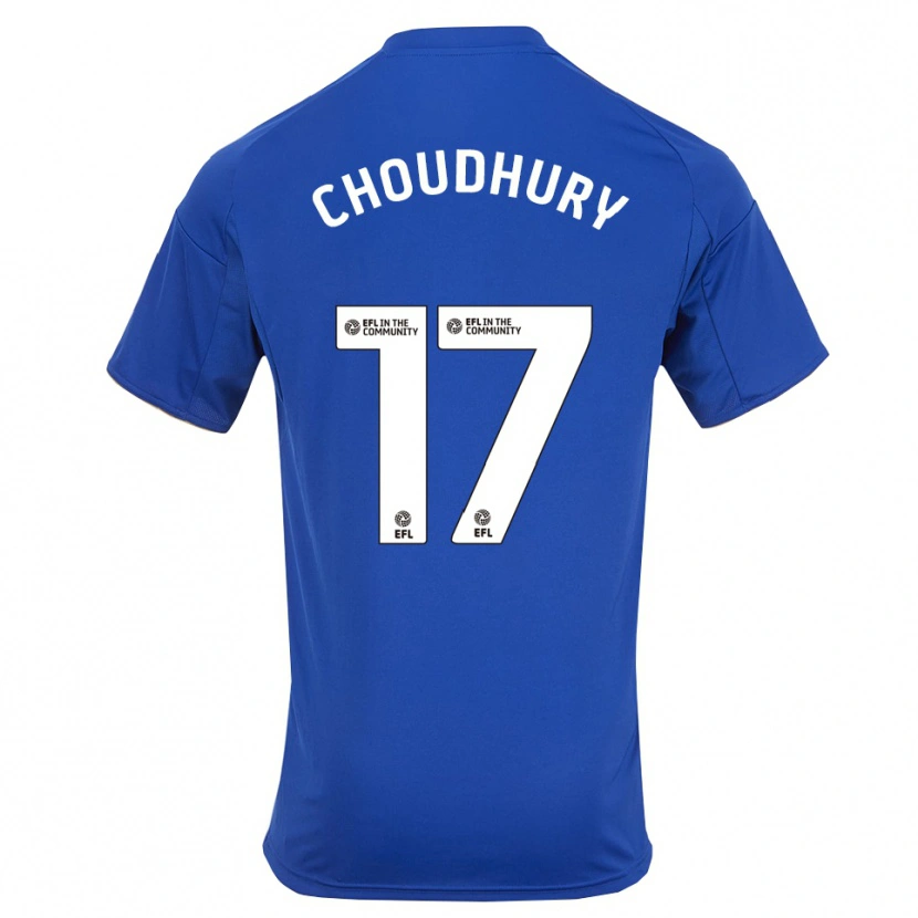 Danxen Herren Hamza Choudhury #17 Blau Gold Heimtrikot Trikot 2025/26 T-Shirt Schweiz