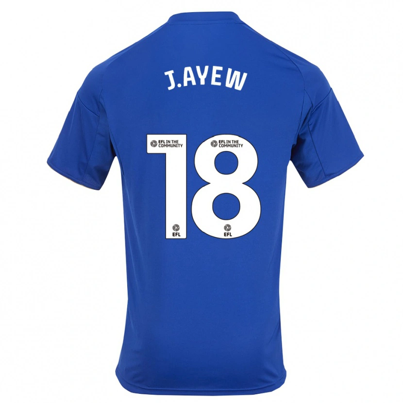Danxen Herren Jordan Ayew #18 Blau Gold Heimtrikot Trikot 2025/26 T-Shirt Schweiz
