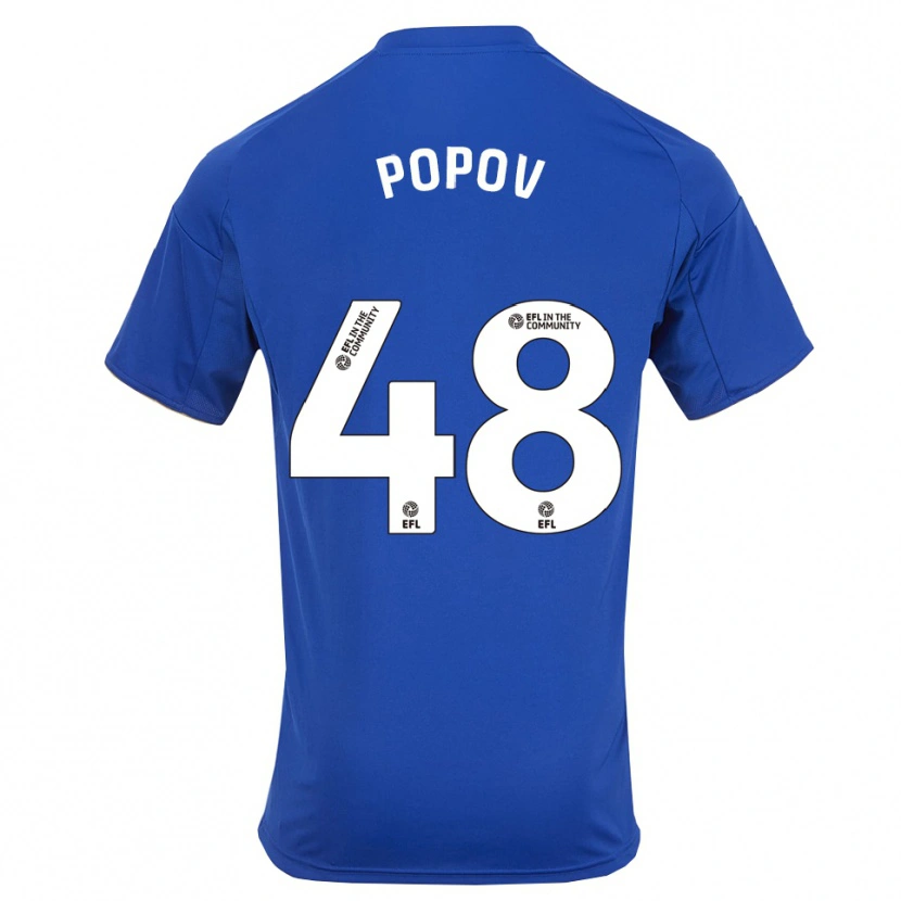 Danxen Herren Chris Popov #48 Blau Gold Heimtrikot Trikot 2025/26 T-Shirt Schweiz
