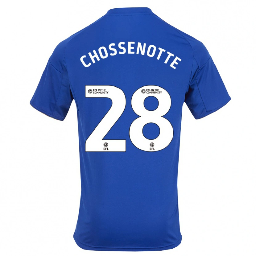 Danxen Herren Shana Chossenotte #28 Blau Gold Heimtrikot Trikot 2025/26 T-Shirt Schweiz