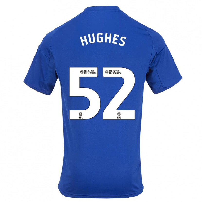 Danxen Herren Iestyn Hughes #52 Blau Gold Heimtrikot Trikot 2025/26 T-Shirt Schweiz
