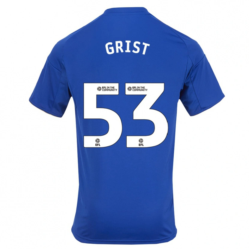 Danxen Herren Ben Grist #53 Blau Gold Heimtrikot Trikot 2025/26 T-Shirt Schweiz
