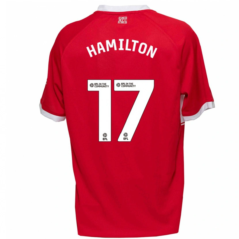 Danxen Herren Micah Hamilton #17 Rot Weiß Heimtrikot Trikot 2025/26 T-Shirt Schweiz