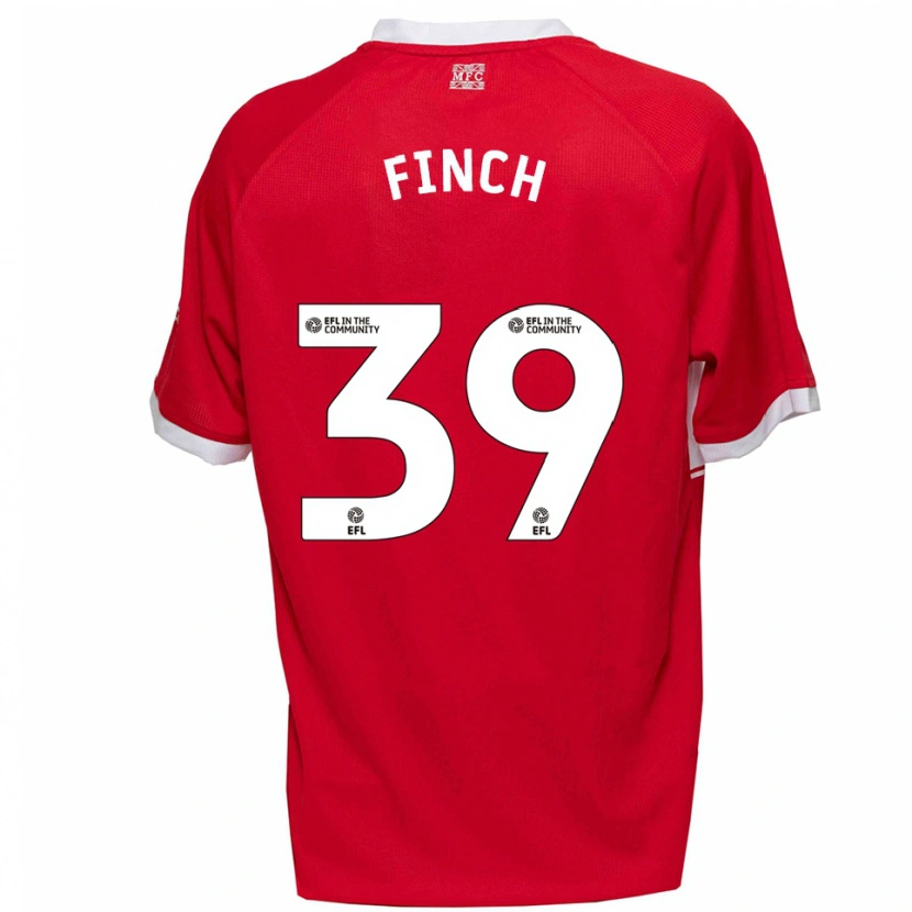 Danxen Herren Sonny Finch #39 Rot Weiß Heimtrikot Trikot 2025/26 T-Shirt Schweiz