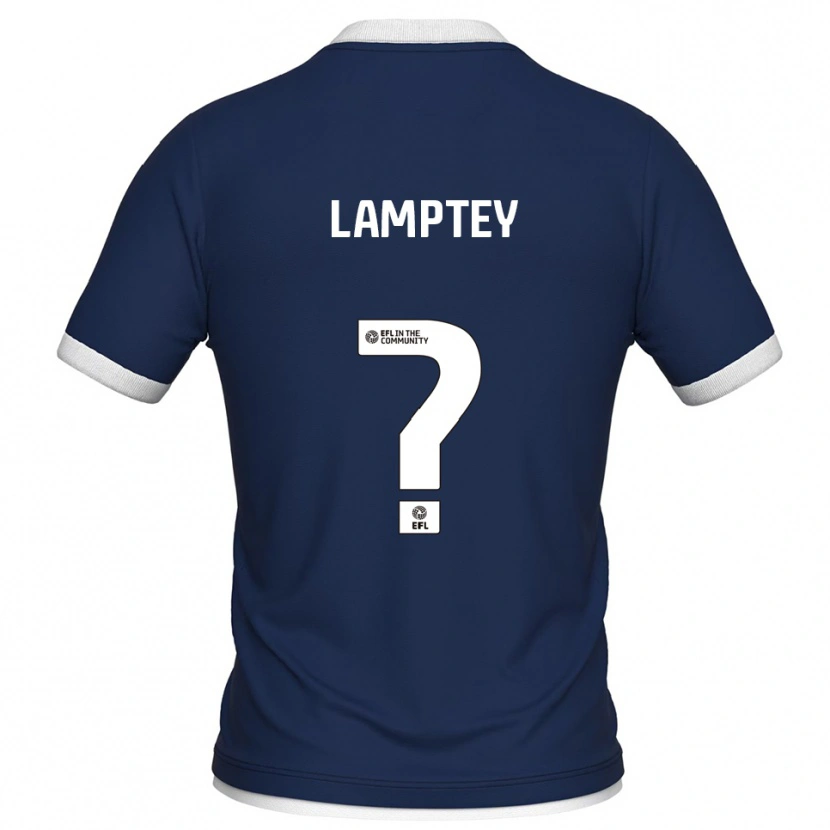 Danxen Herren Rafiq Lamptey #0 Marine Weiß Heimtrikot Trikot 2025/26 T-Shirt Schweiz