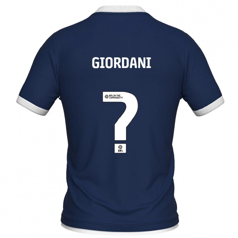 Danxen Herren Sharna Giordani #0 Marine Weiß Heimtrikot Trikot 2025/26 T-Shirt Schweiz