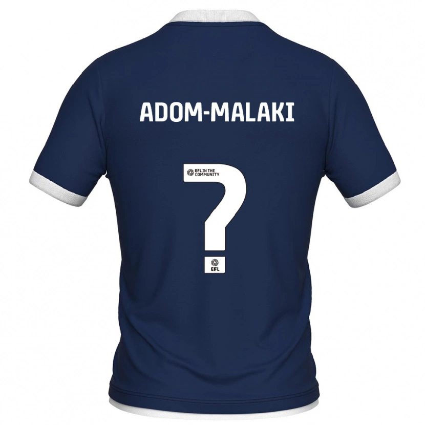 Danxen Herren Nino Adom-Malaki #0 Marine Weiß Heimtrikot Trikot 2025/26 T-Shirt Schweiz