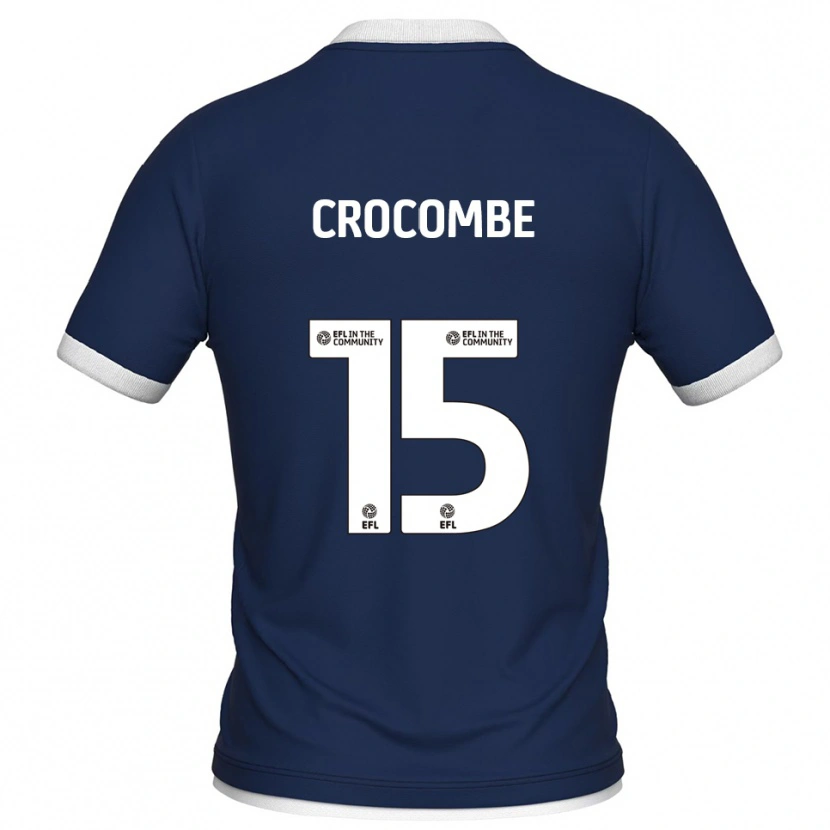 Danxen Herren Max Crocombe #15 Marine Weiß Heimtrikot Trikot 2025/26 T-Shirt Schweiz