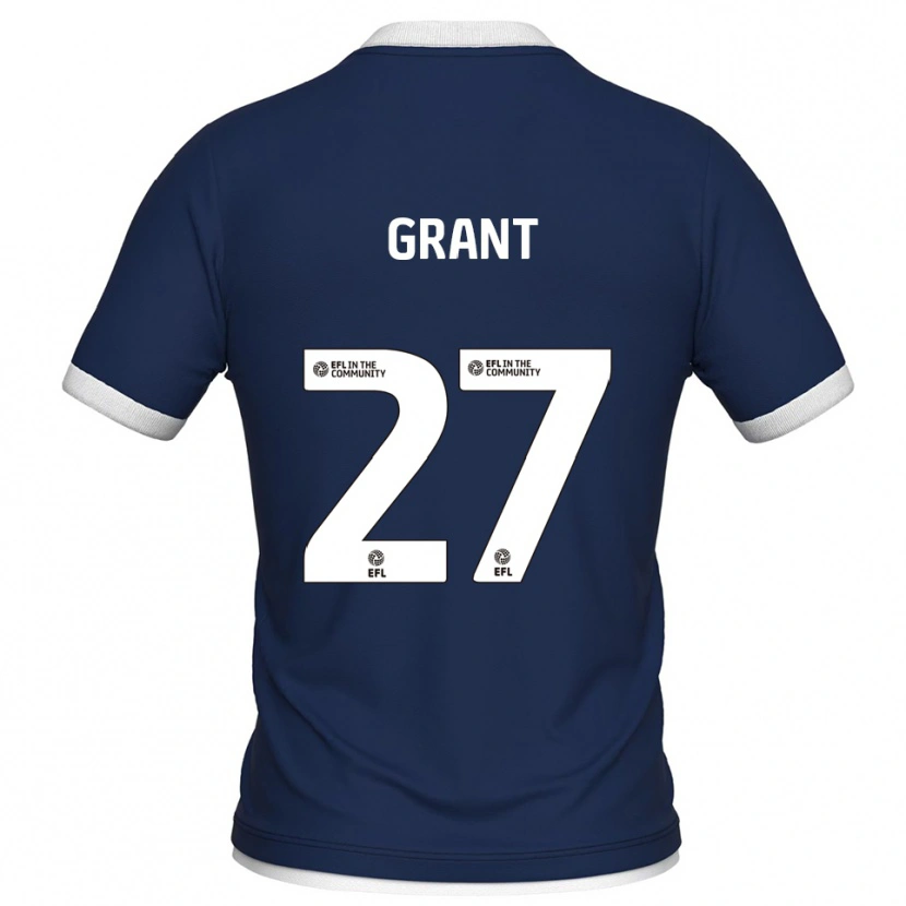 Danxen Herren Kamarl Grant #27 Marine Weiß Heimtrikot Trikot 2025/26 T-Shirt Schweiz