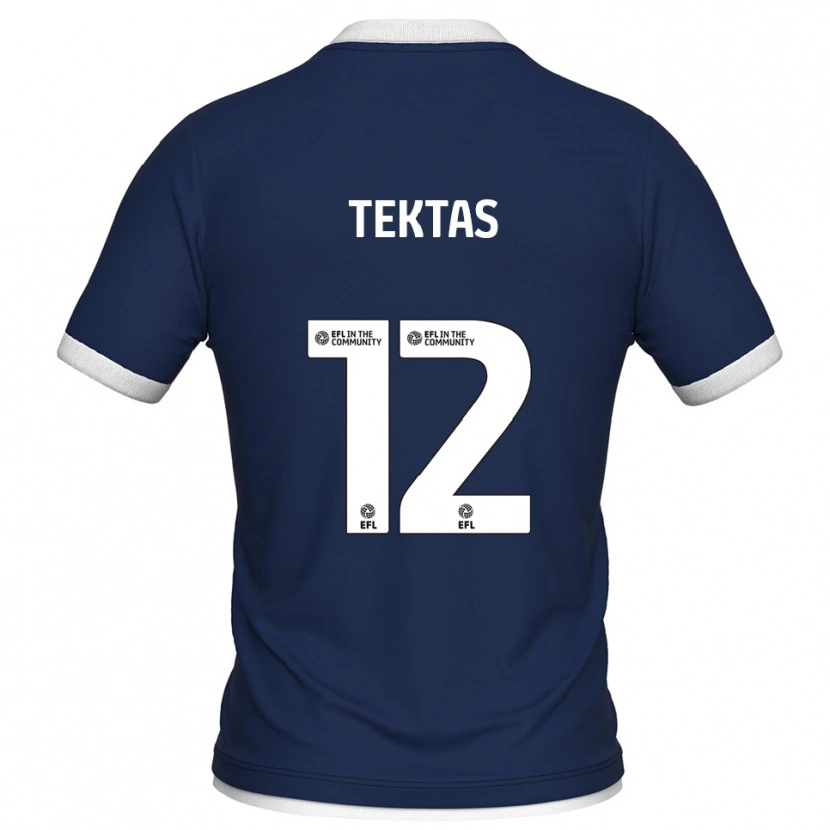 Danxen Herren Jayden Tektas #12 Marine Weiß Heimtrikot Trikot 2025/26 T-Shirt Schweiz