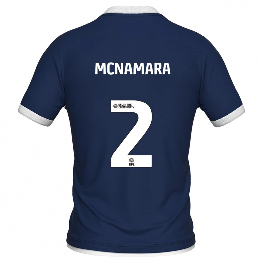 Danxen Herren Danny Mcnamara #2 Marine Weiß Heimtrikot Trikot 2025/26 T-Shirt Schweiz
