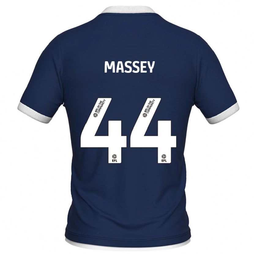Danxen Herren Alfie Massey #44 Marine Weiß Heimtrikot Trikot 2025/26 T-Shirt Schweiz