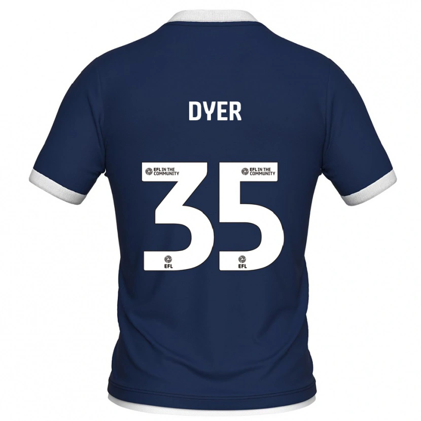 Danxen Herren Jet Dyer #35 Marine Weiß Heimtrikot Trikot 2025/26 T-Shirt Schweiz