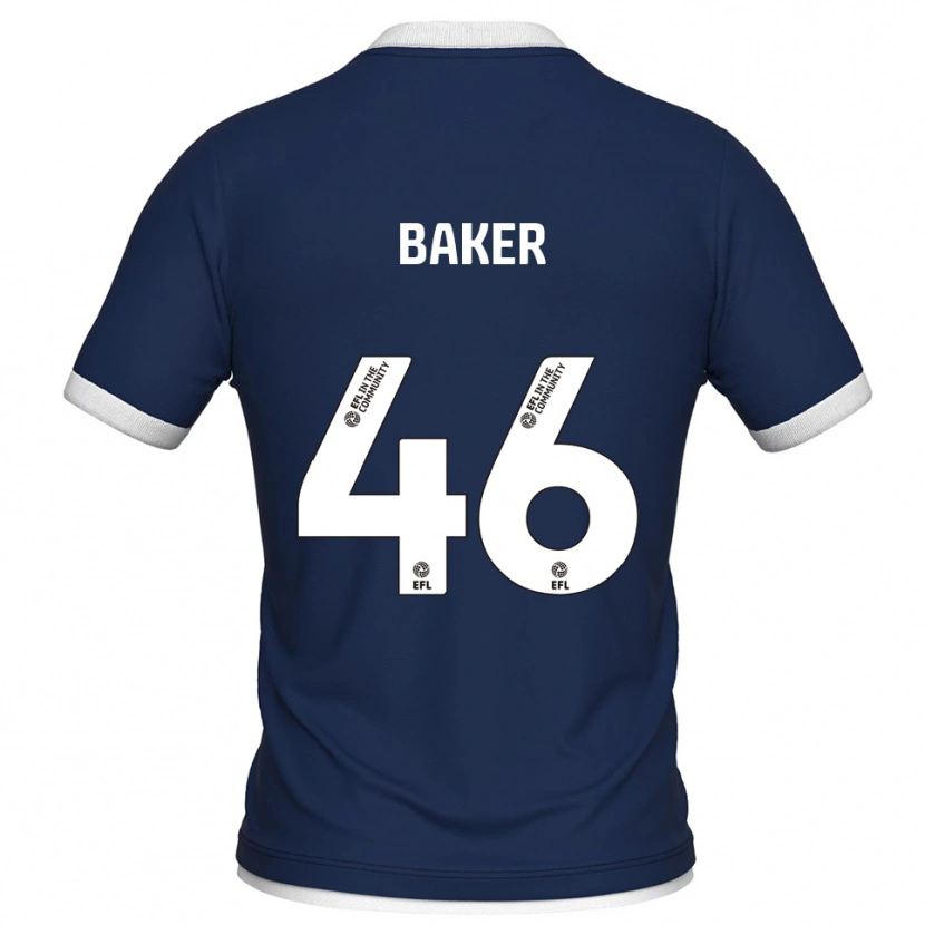 Danxen Herren Frankie Baker #46 Marine Weiß Heimtrikot Trikot 2025/26 T-Shirt Schweiz
