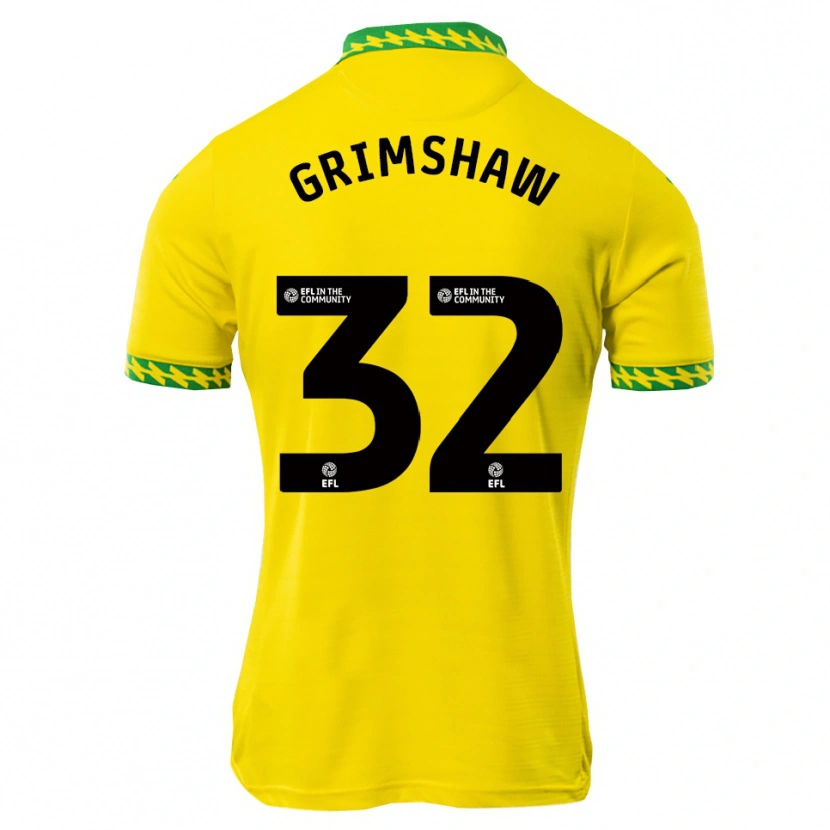 Danxen Herren Daniel Grimshaw #32 Weiß Grün Heimtrikot Trikot 2025/26 T-Shirt Schweiz