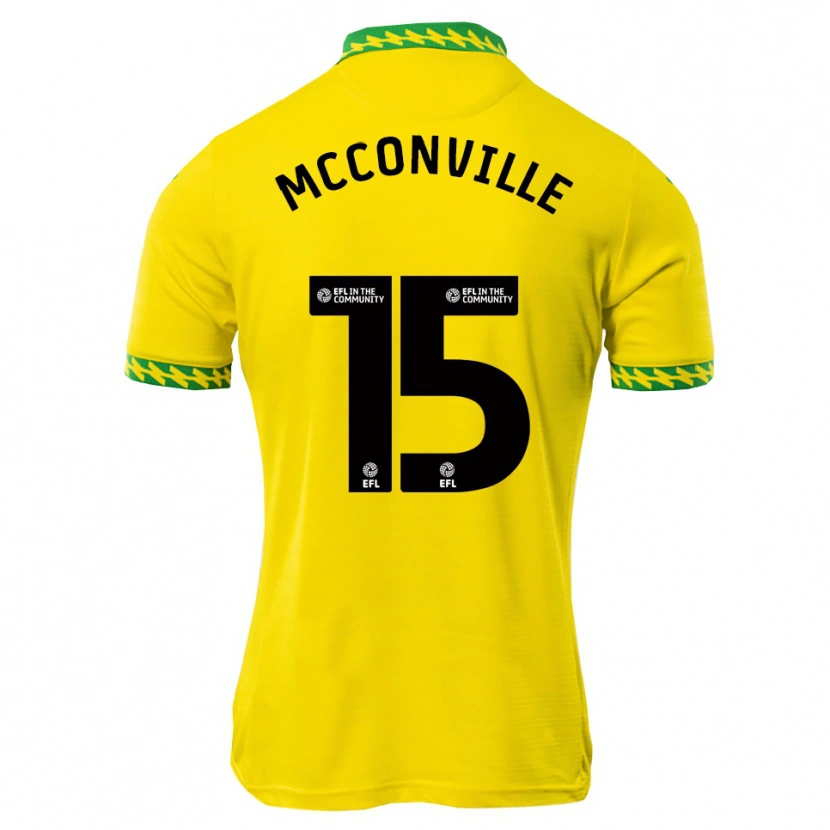 Danxen Herren Ruairi Mcconville #15 Weiß Grün Heimtrikot Trikot 2025/26 T-Shirt Schweiz