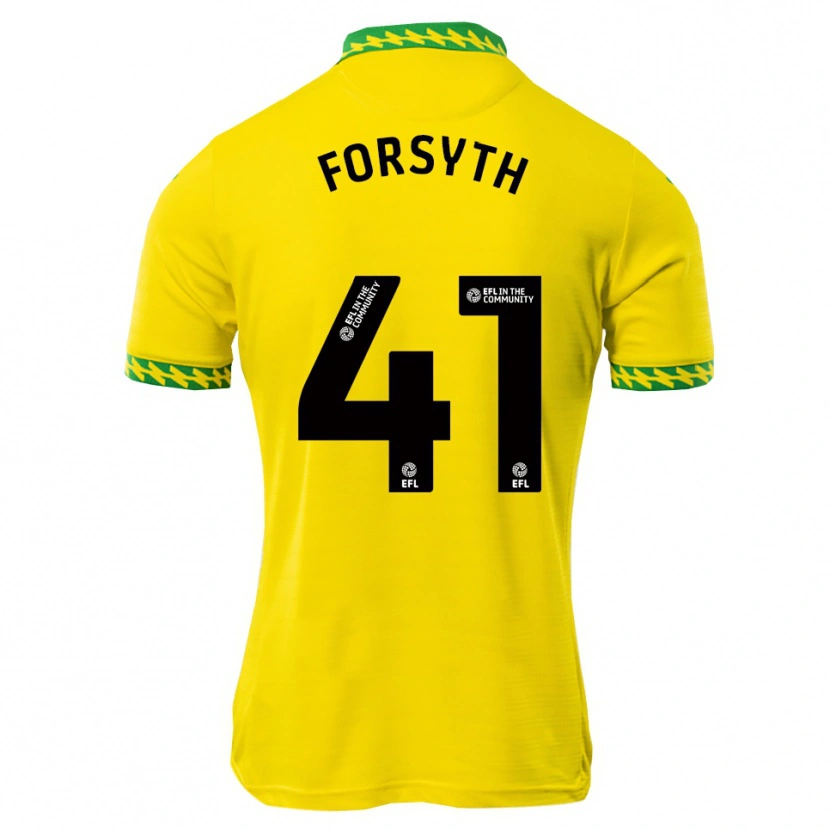 Danxen Herren Gabe Forsyth #41 Weiß Grün Heimtrikot Trikot 2025/26 T-Shirt Schweiz