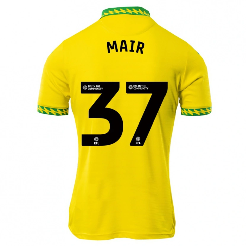 Danxen Herren Archie Mair #37 Weiß Grün Heimtrikot Trikot 2025/26 T-Shirt Schweiz