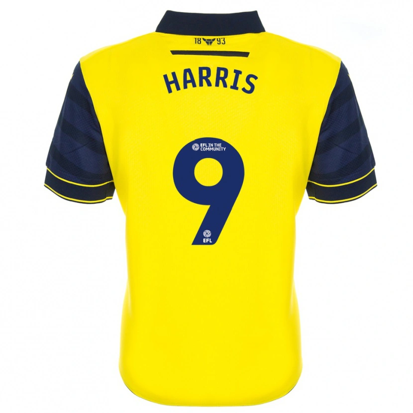 Danxen Herren Mark Harris #9 Gelb Marine Heimtrikot Trikot 2025/26 T-Shirt Schweiz